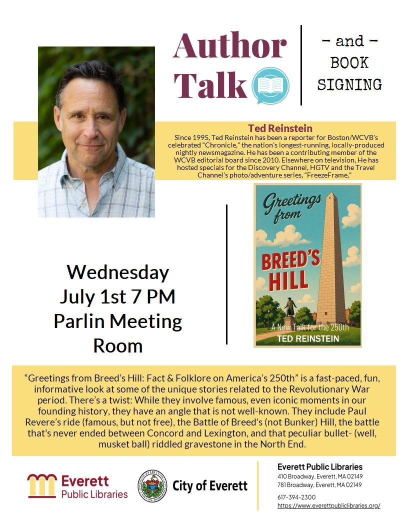Author Event - Ted Reinstein
